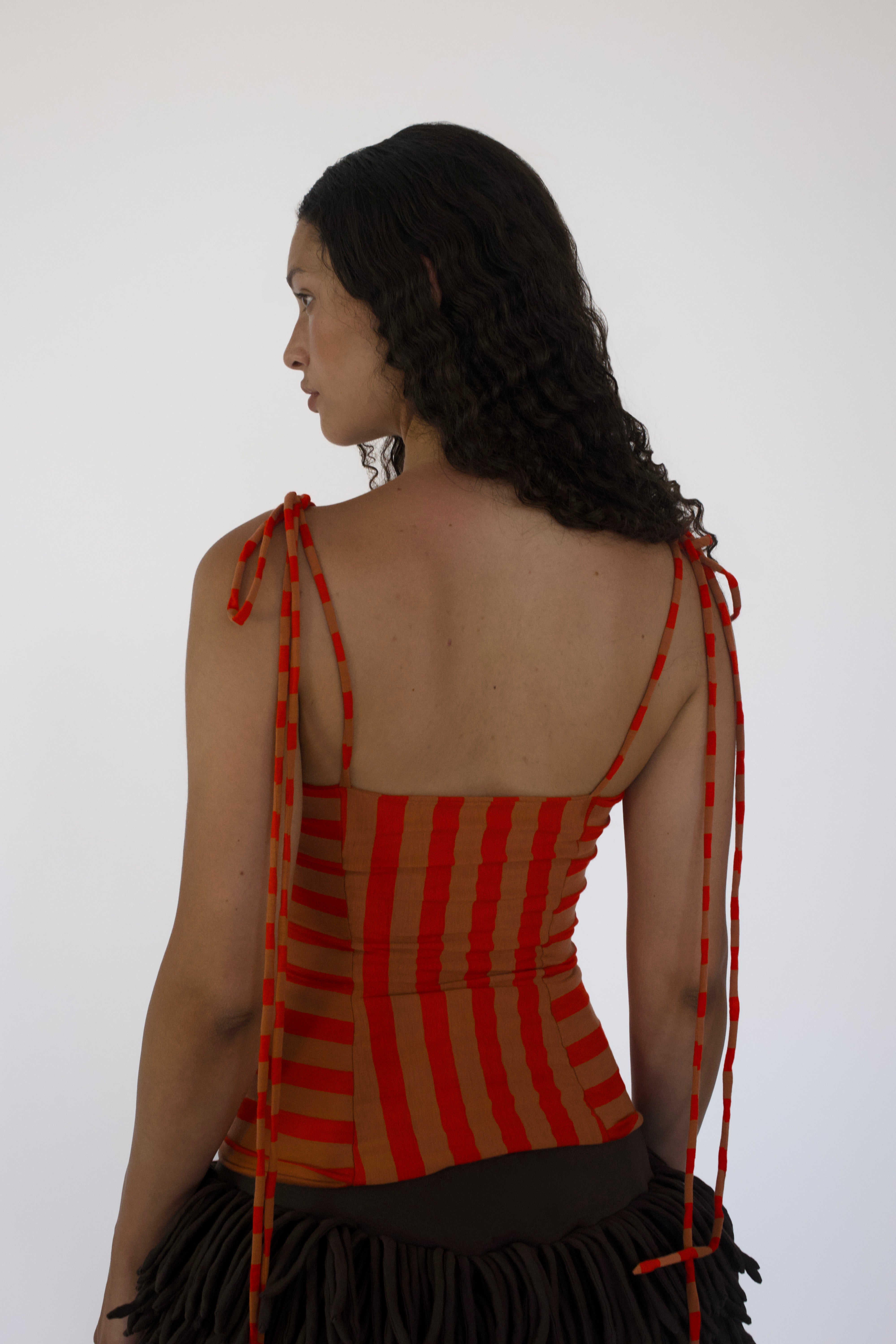 Tie-Shoulder Tank Top