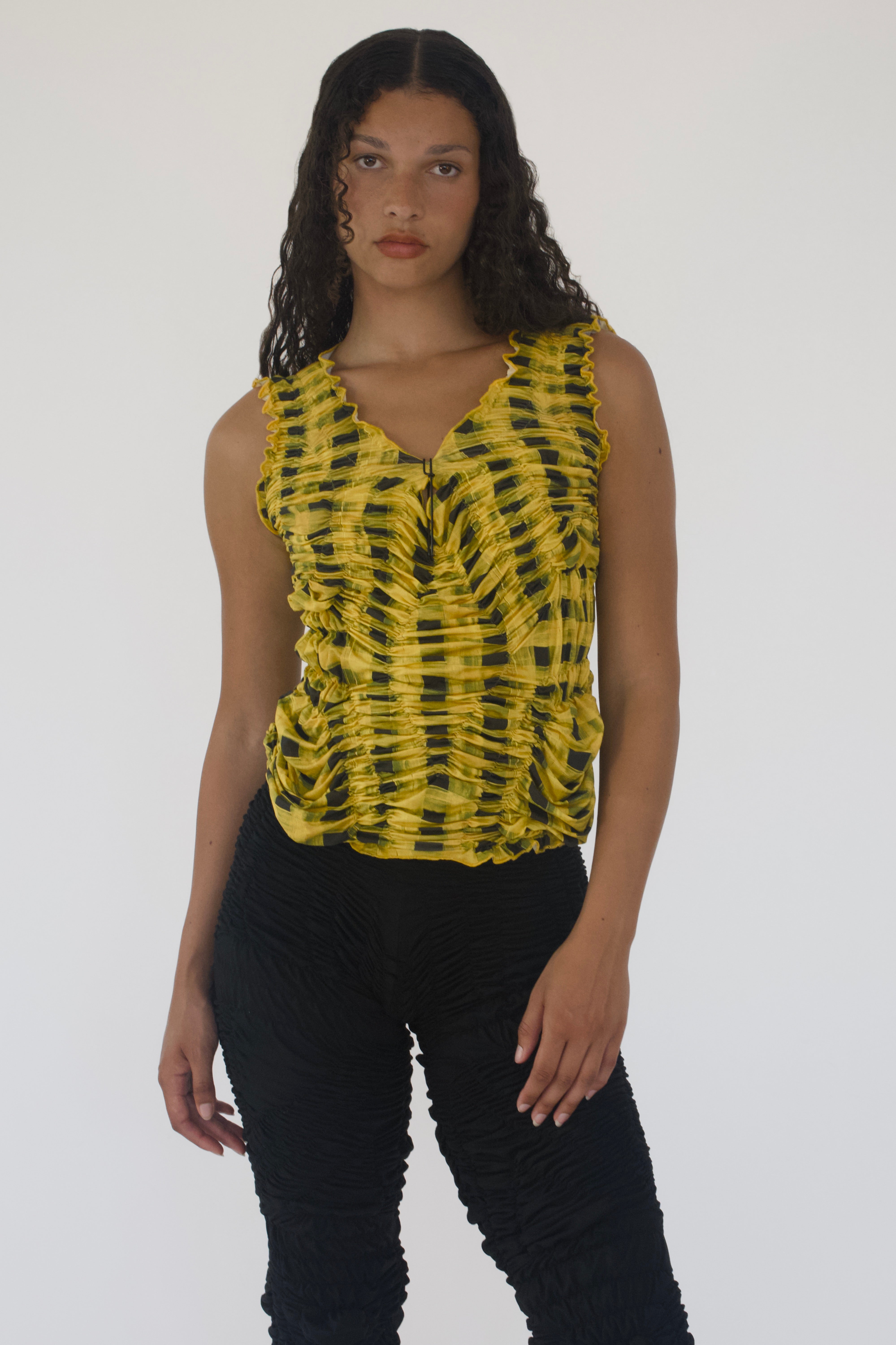 Printed Twist Vest Top