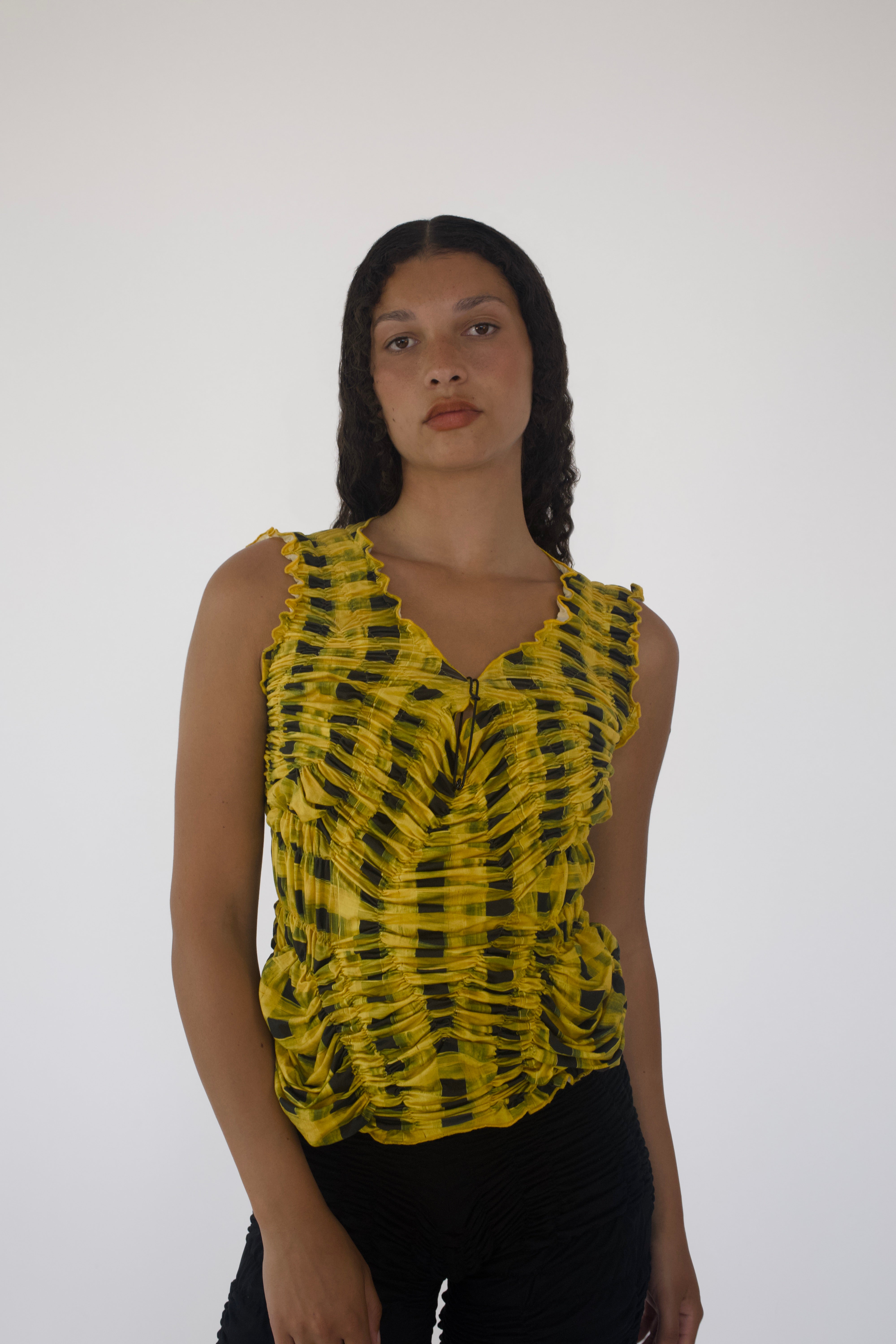 Printed Twist Vest Top