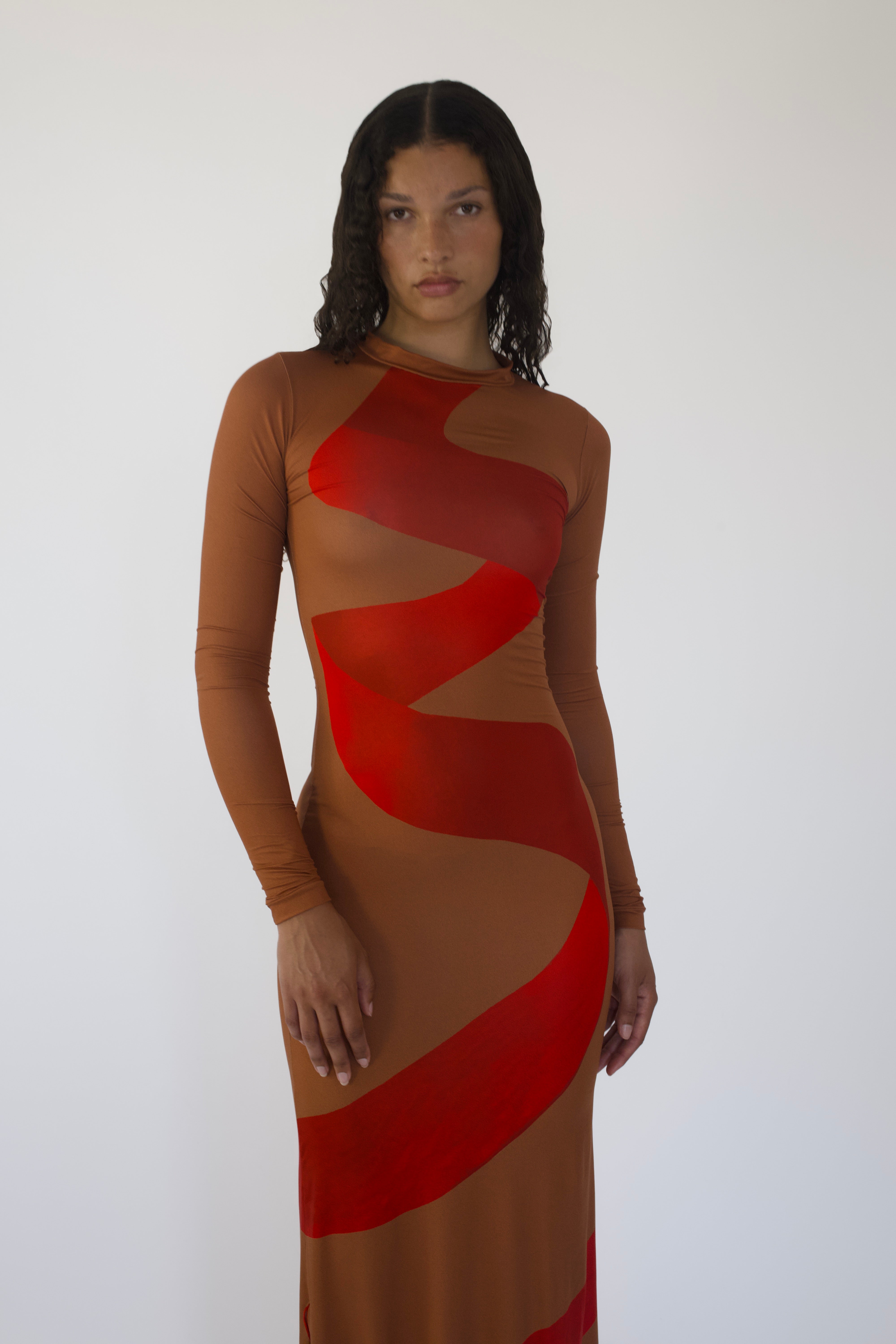 360 Kite-Print Dress