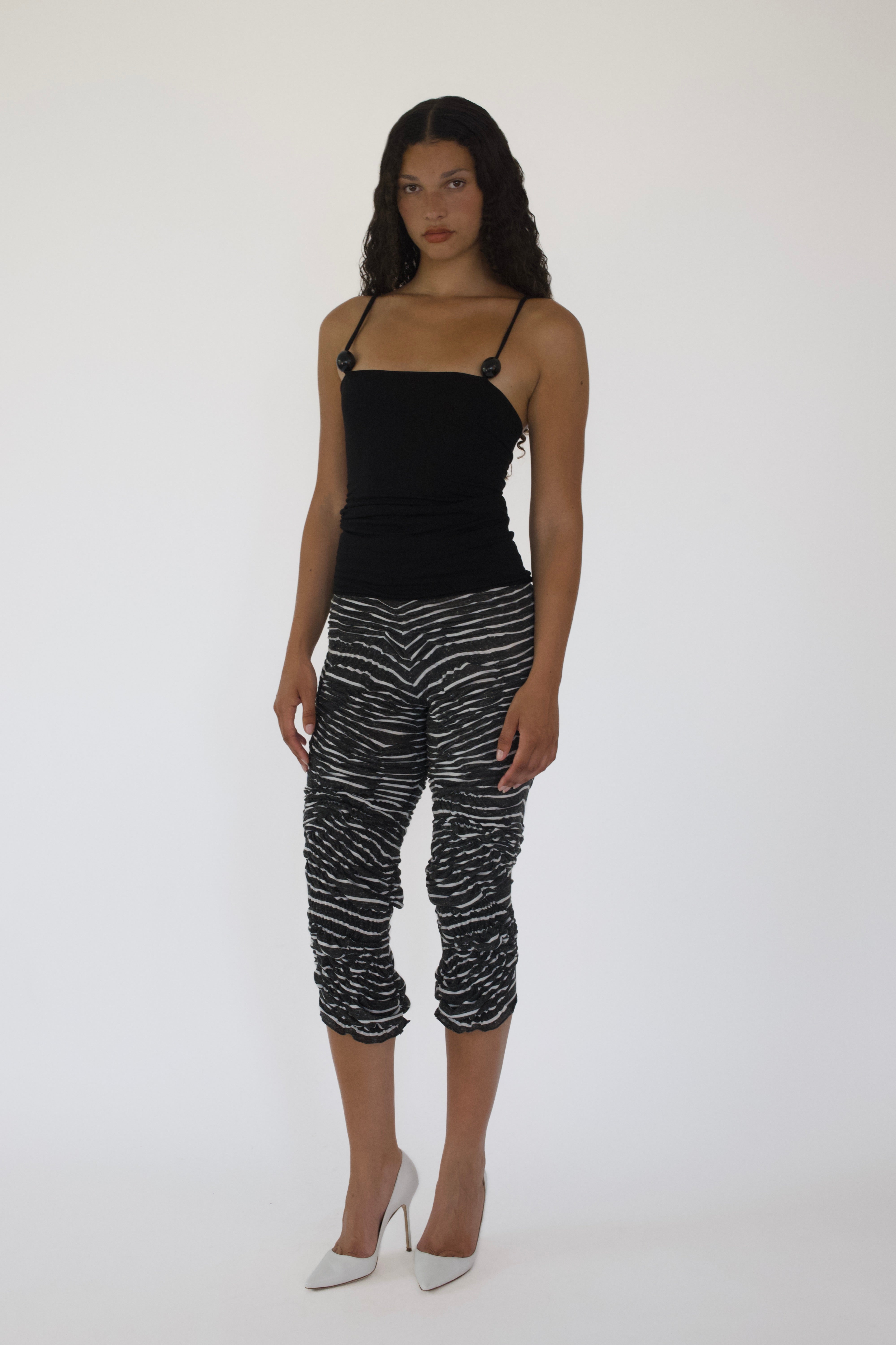 Cropped Twist Trouser